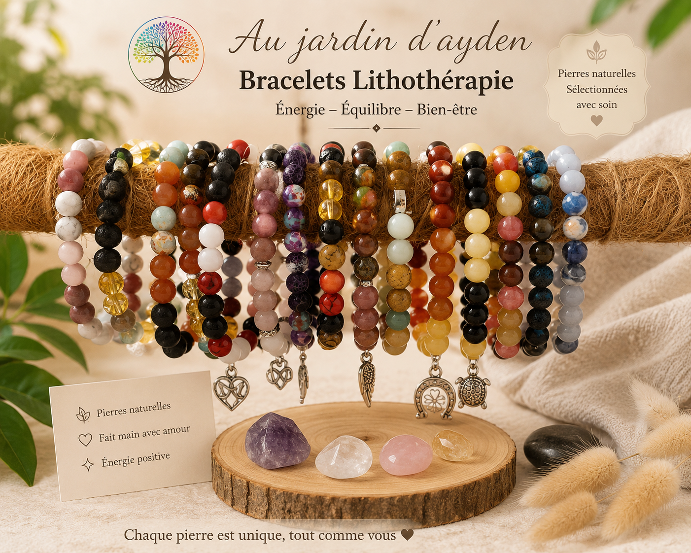 Bracelet lithothérapie