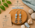 Boucles d oreilles Aigue-Marine