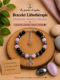 Bracelet pierres naturelles douceur et renouveau