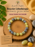Bracelet pierres naturelles équilibre émotionnel