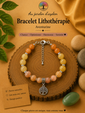 Bracelet pierres naturelles chance et croissance personnelle