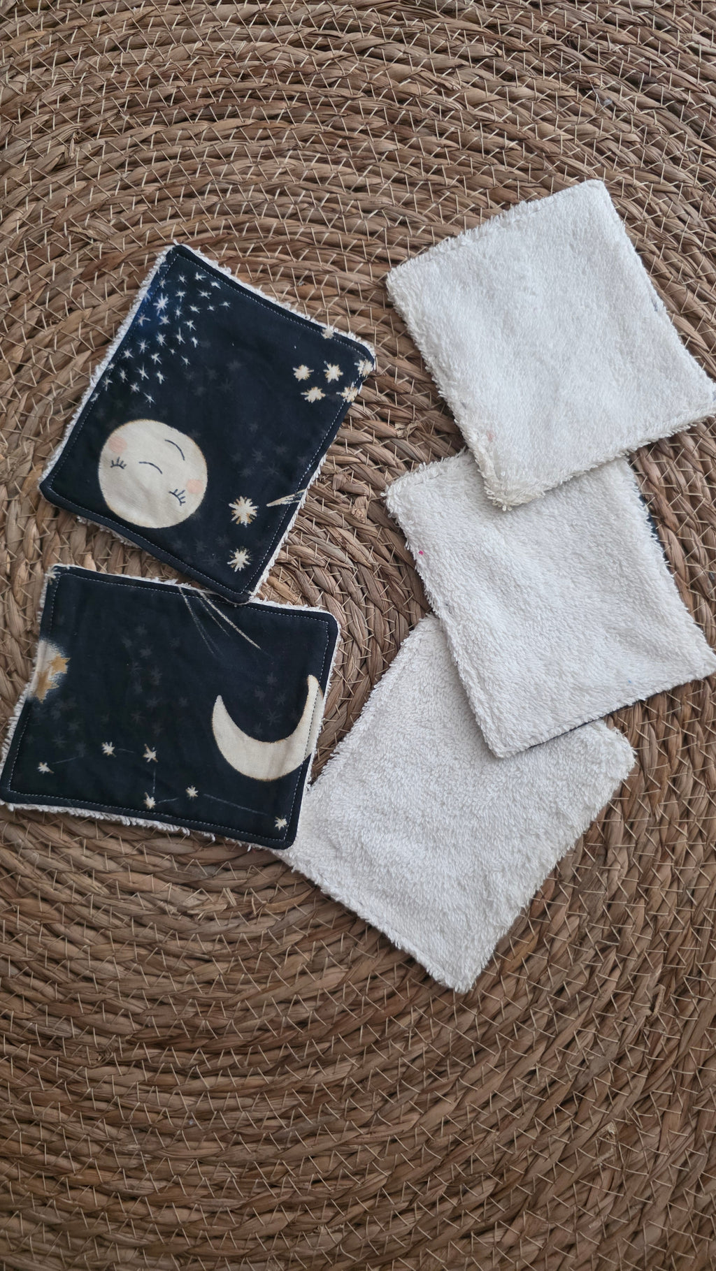 Carre coton nettoyage par 5