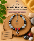 Bracelet pierres naturelles force et sérénité