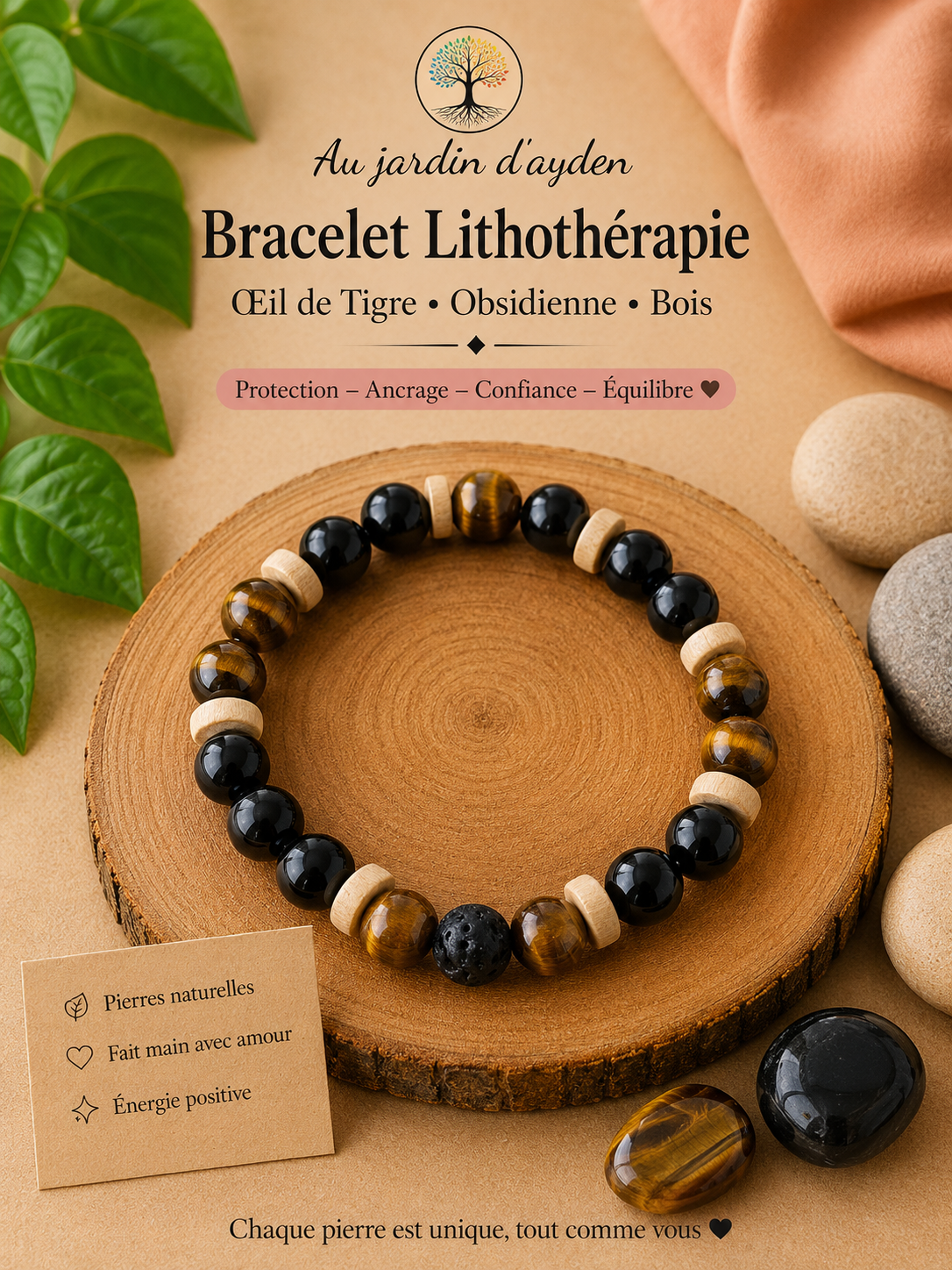 Bracelet homme protection