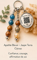 Porte clé QR code infos vitales Confiance en soi