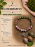 Bracelet pierres naturelles douceur du coeur