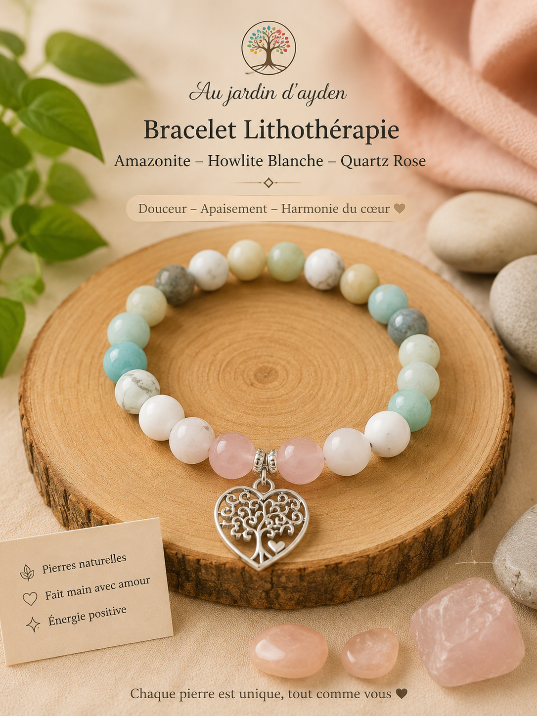Bracelet harmonie du coeur