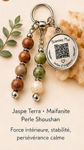 Porte clé QR code infos vitales Force tranquille